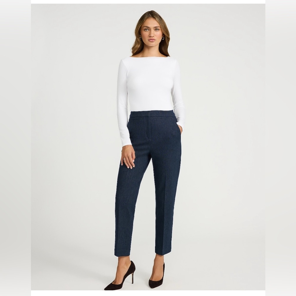 NWOT Express Women's Navy Pants size 10 short - Picture 3 of 7